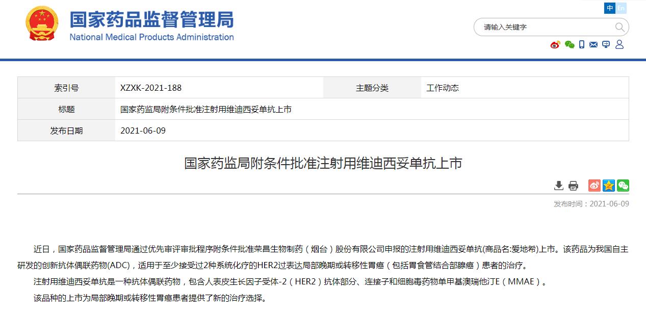 維迪西妥單抗